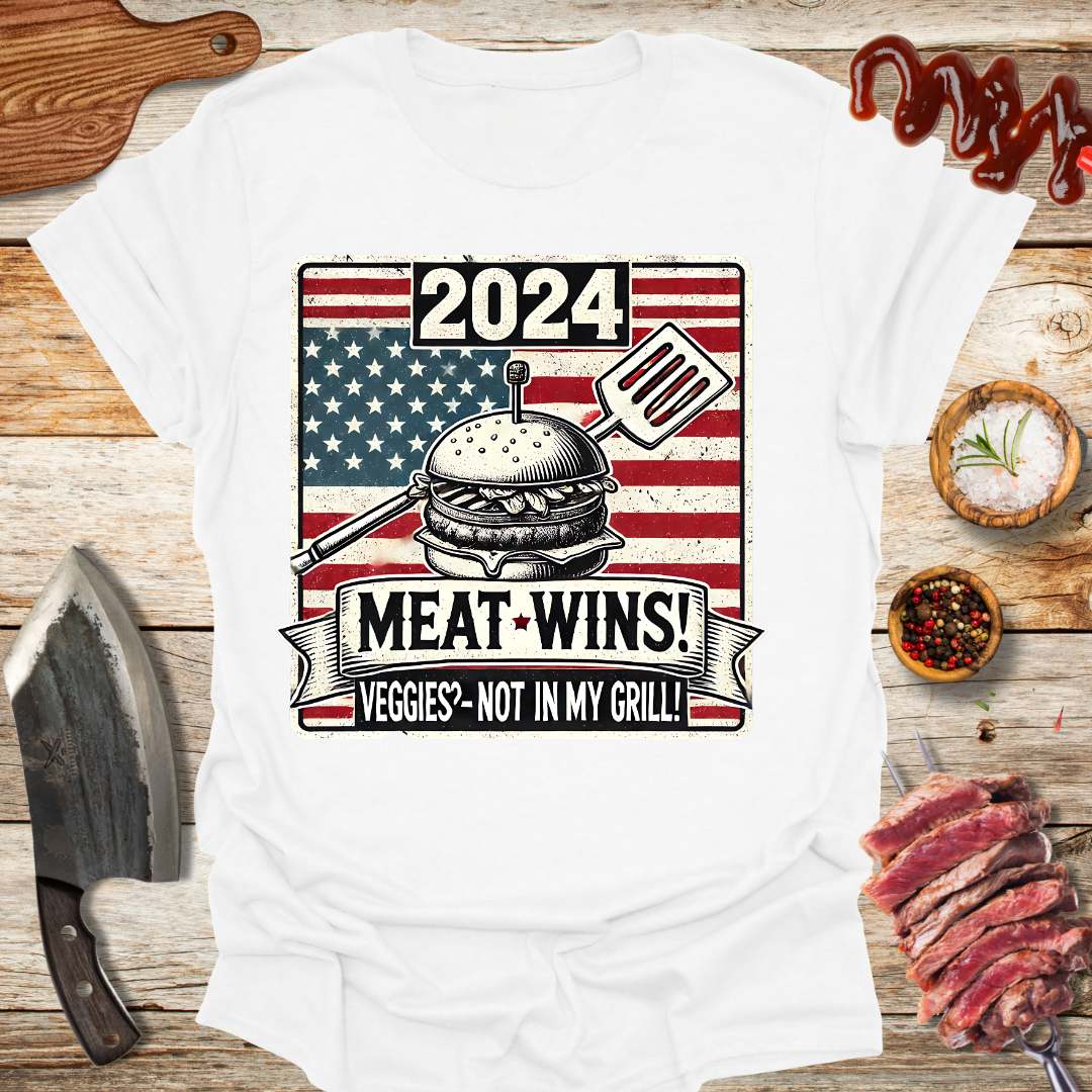 Meat Wins 2024 t-shirt - The Cavemanstyle