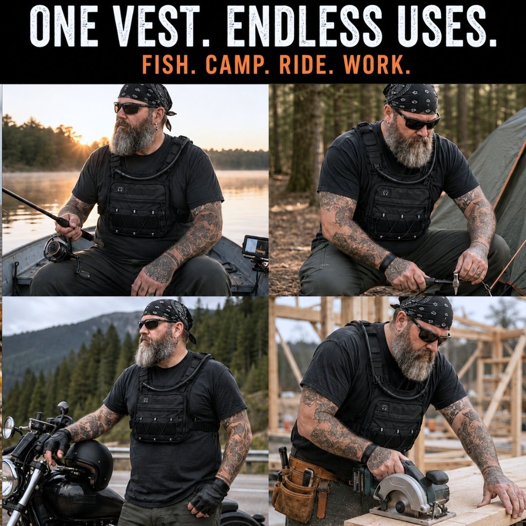 NOMAD Adventure Vest By Caveman Style - The Cavemanstyle