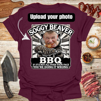 Personalize Soggy Bbq Beaver v1 T-shirt - The Cavemanstyle