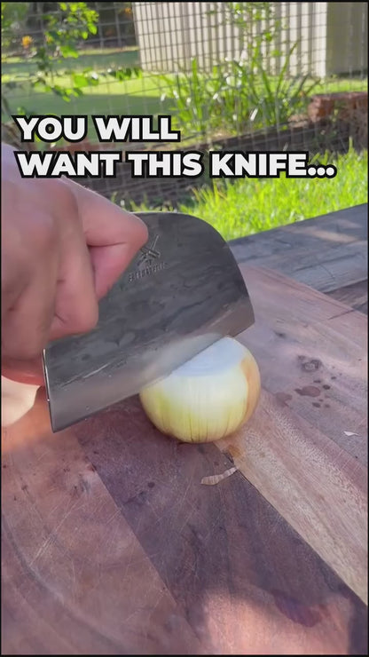 Caveman Serbian Chef's Knife