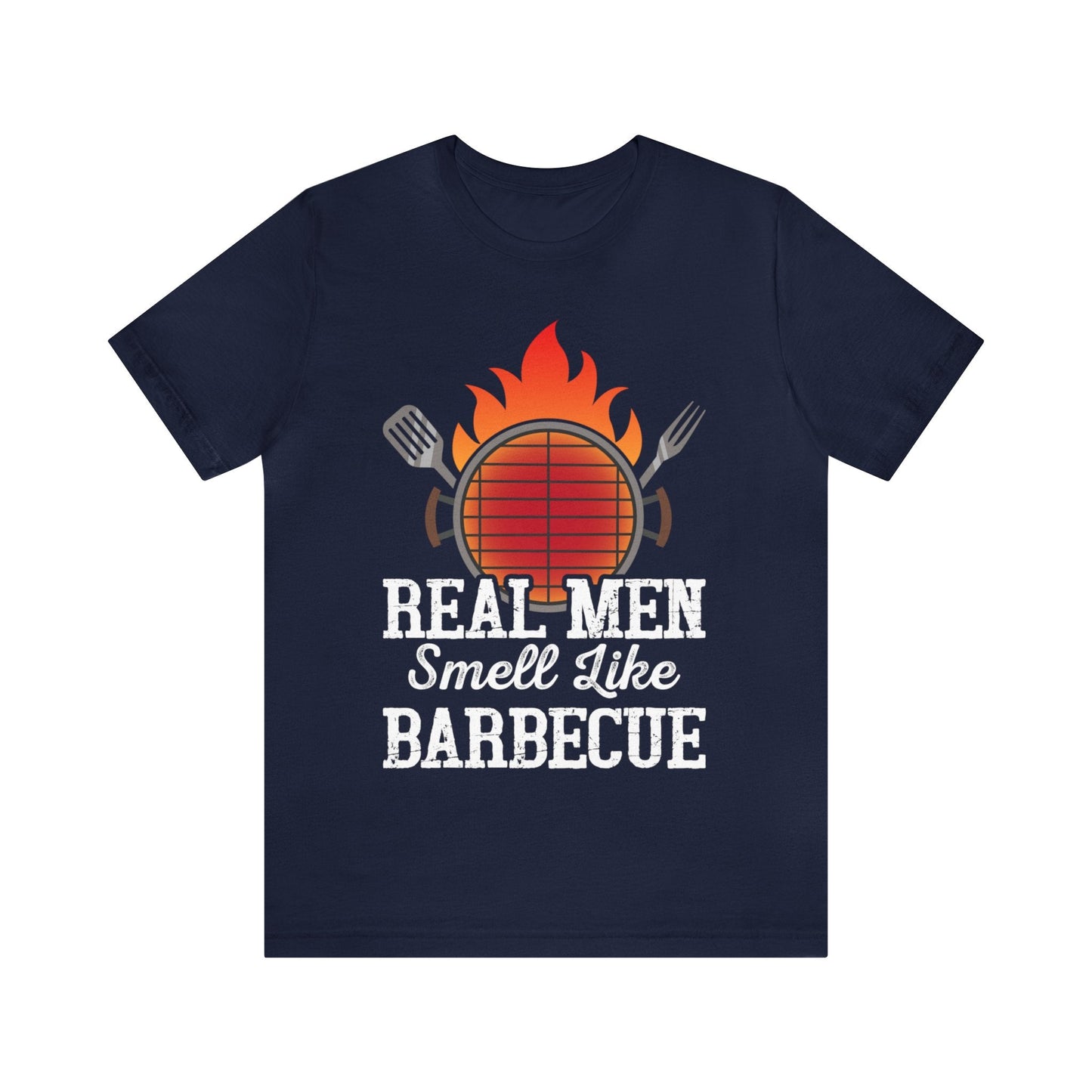 Real man smell like Barbecue T - Shirt - The Cavemanstyle