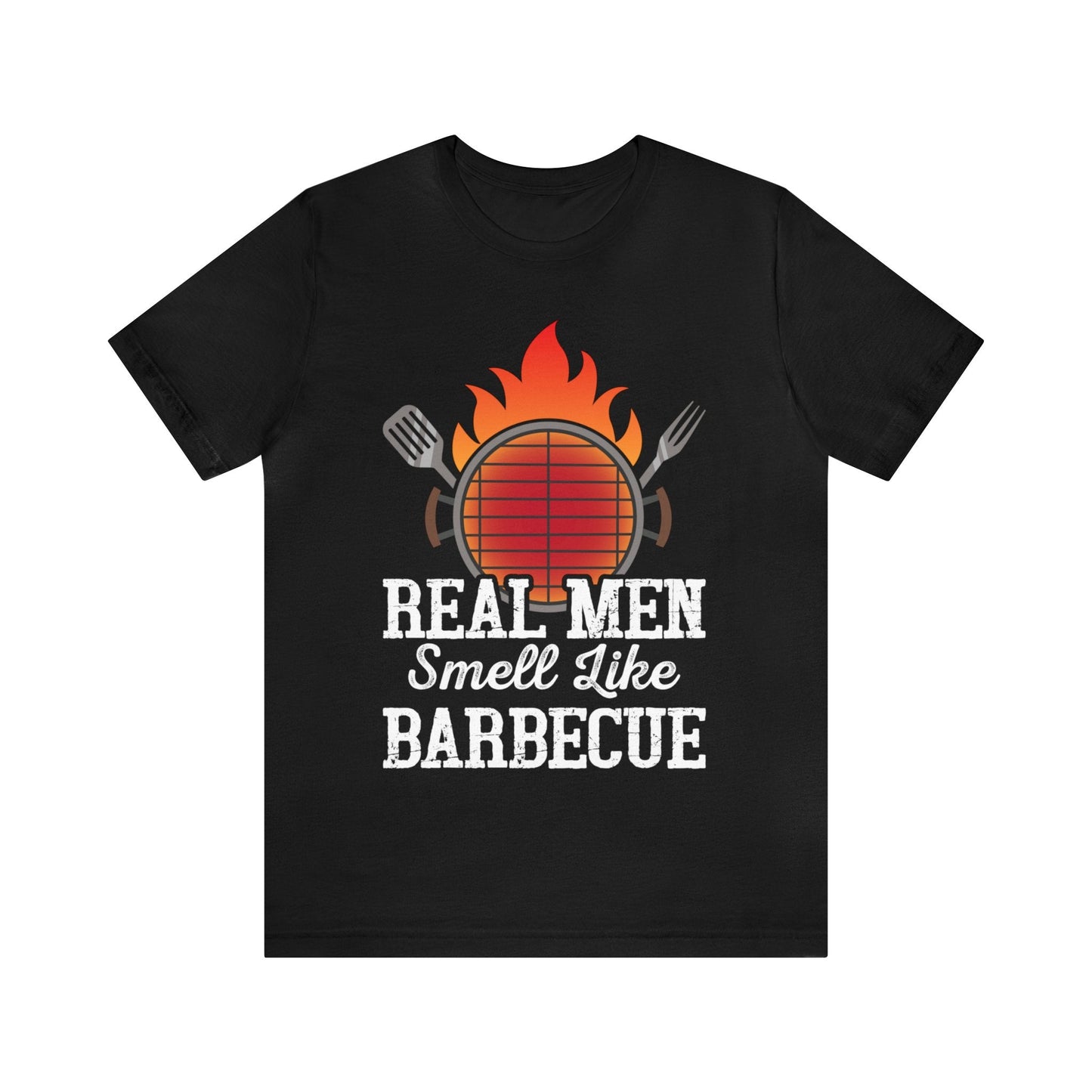 Real man smell like Barbecue T - Shirt - The Cavemanstyle