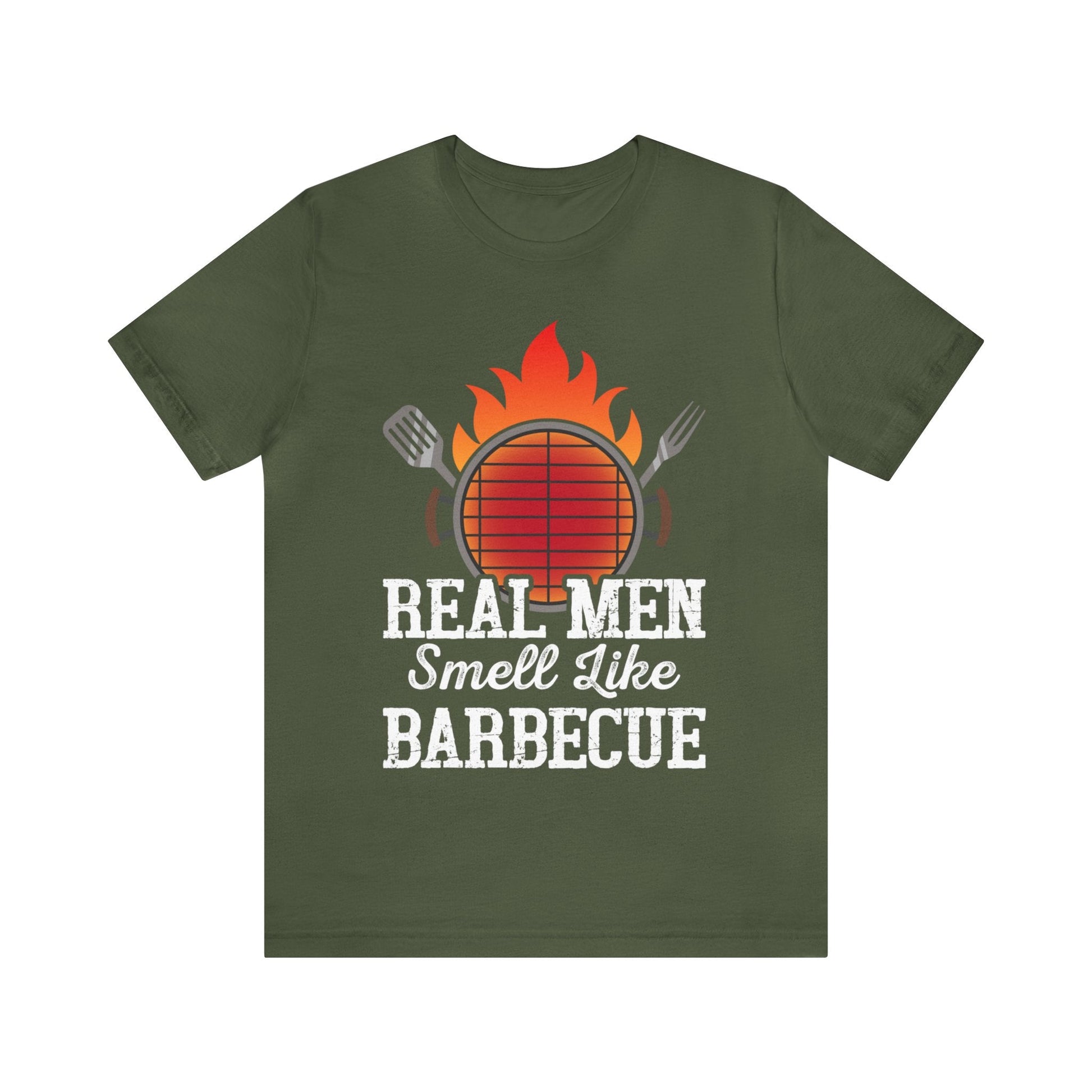 Real man smell like Barbecue T - Shirt - The Cavemanstyle