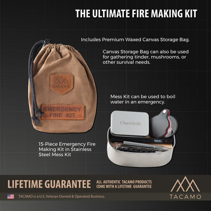 TACAMO 15 - Piece Emergency Fire Kit - The Cavemanstyle