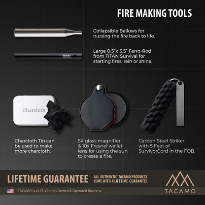 TACAMO 15 - Piece Emergency Fire Kit - The Cavemanstyle