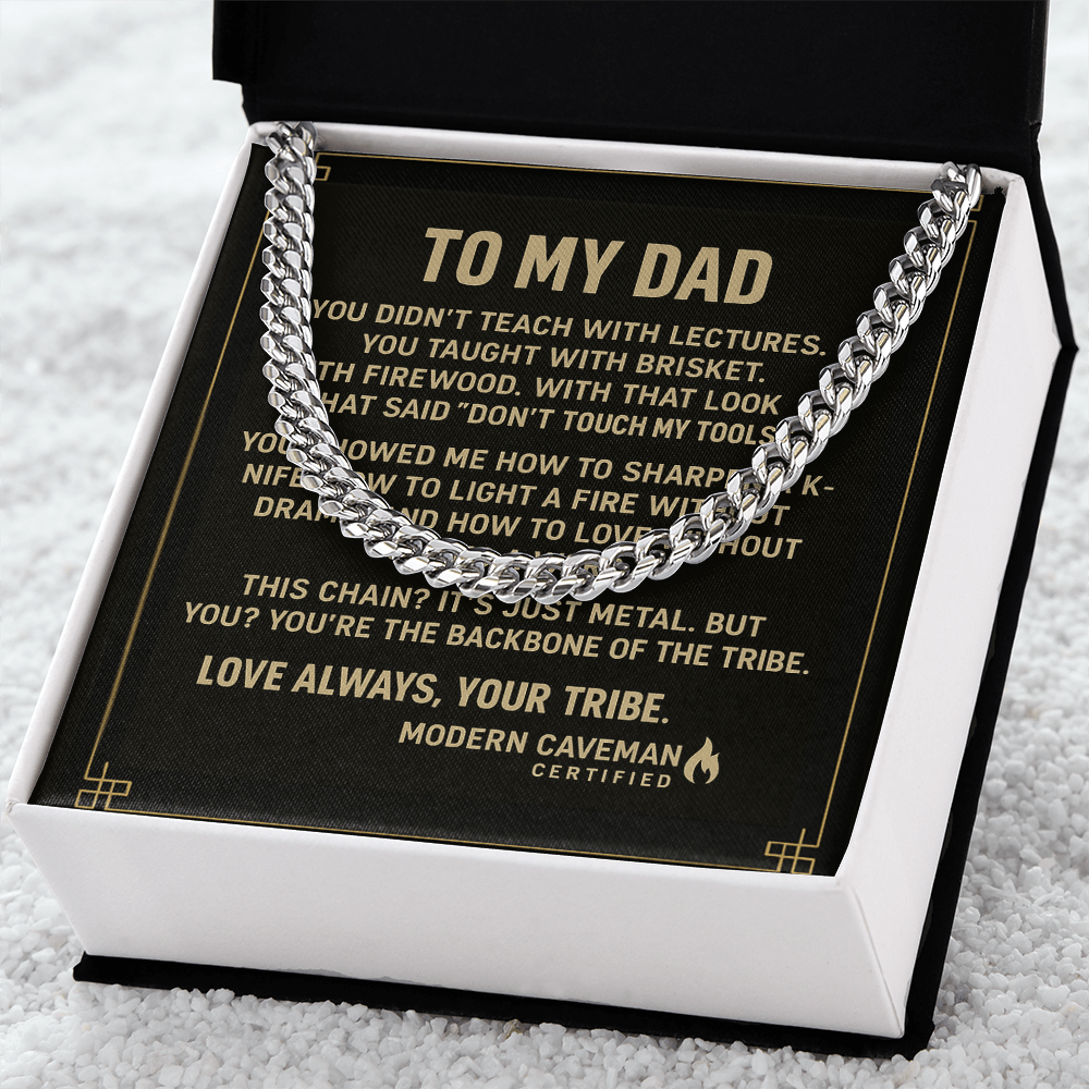 The Backbone Cuban Chain for the Modern Caveman - The Cavemanstyle