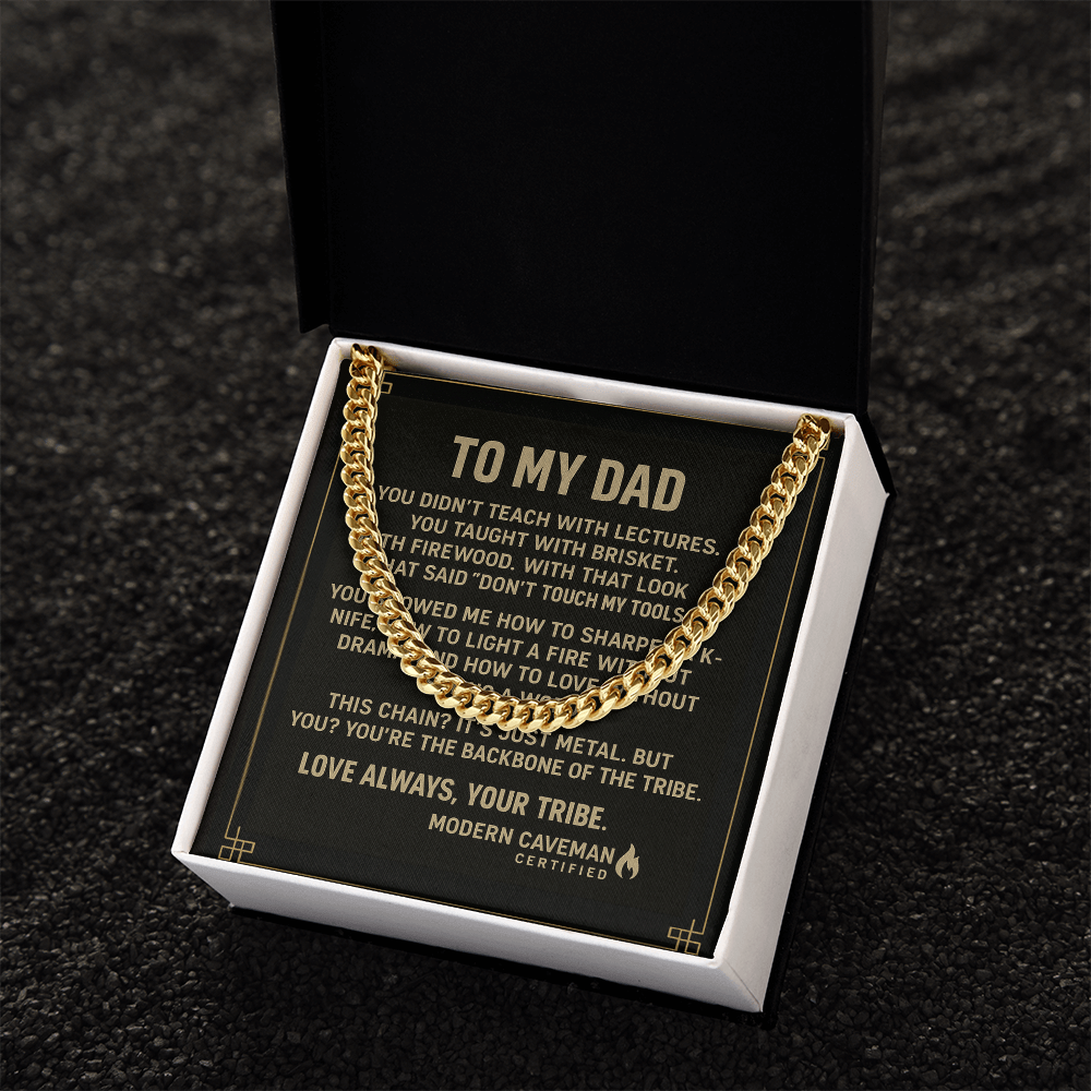 The Backbone Cuban Chain for the Modern Caveman - The Cavemanstyle