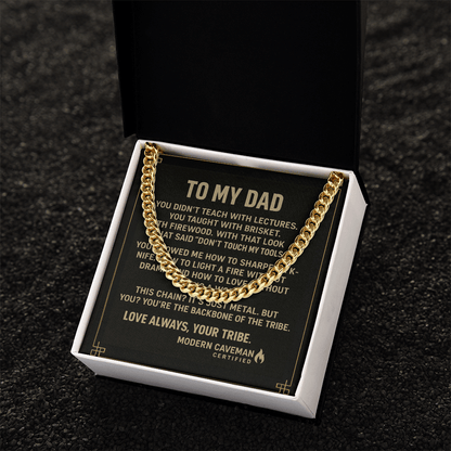The Backbone Cuban Chain for the Modern Caveman - The Cavemanstyle