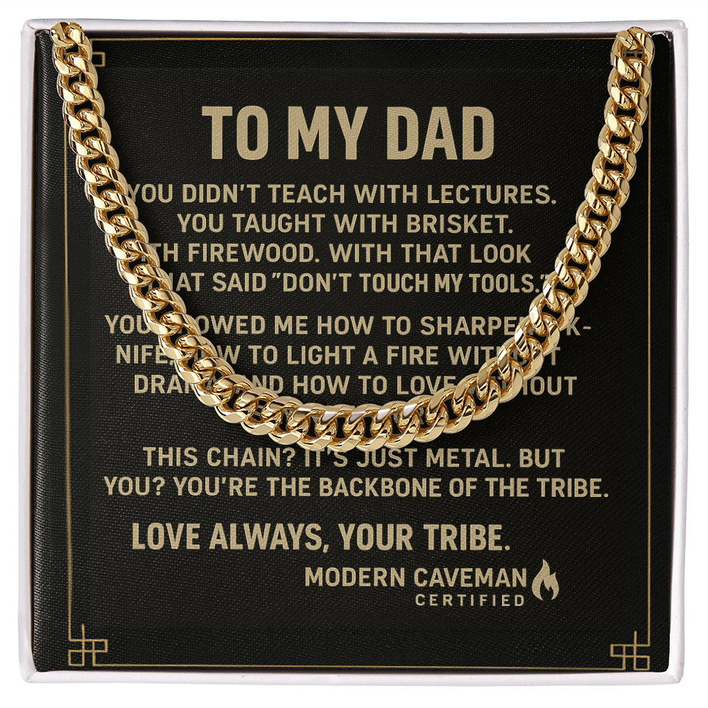 The Backbone Cuban Chain for the Modern Caveman - The Cavemanstyle