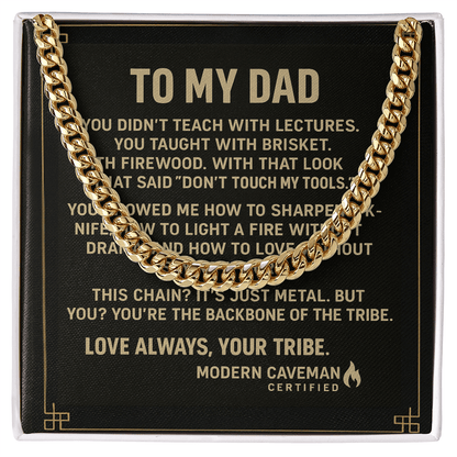 The Backbone Cuban Chain for the Modern Caveman - The Cavemanstyle