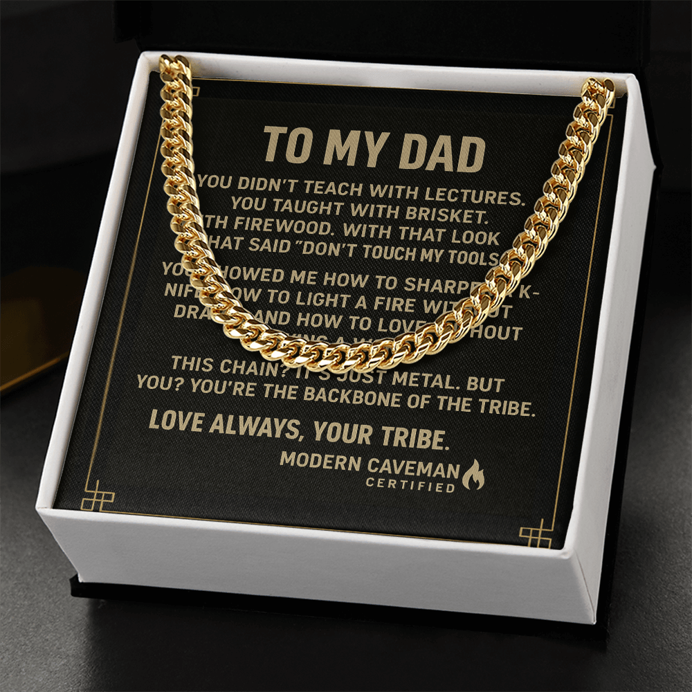 The Backbone Cuban Chain for the Modern Caveman - The Cavemanstyle