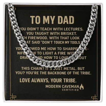 The Backbone Cuban Chain for the Modern Caveman - The Cavemanstyle