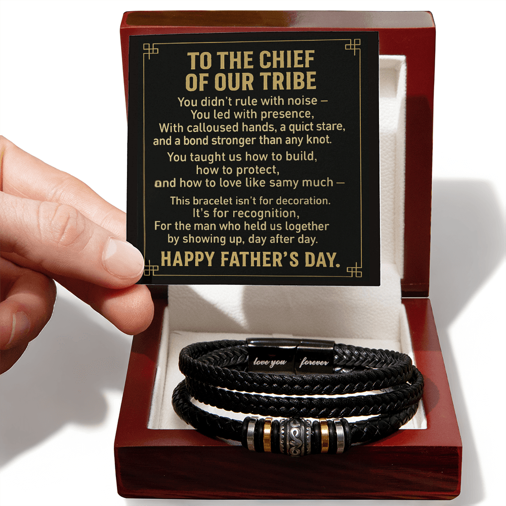 The Bond – Leather Bracelet for the Modern Caveman - The Cavemanstyle