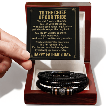 The Bond – Leather Bracelet for the Modern Caveman - The Cavemanstyle