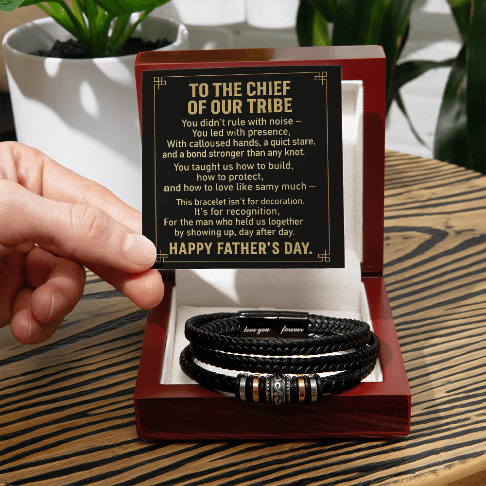 The Bond – Leather Bracelet for the Modern Caveman - The Cavemanstyle