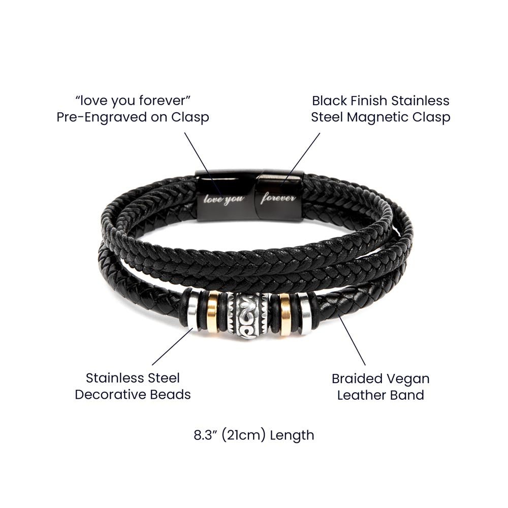 The Bond – Leather Bracelet for the Modern Caveman - The Cavemanstyle