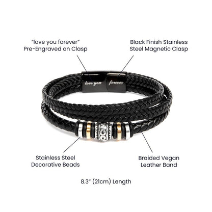 The Bond – Leather Bracelet for the Modern Caveman - The Cavemanstyle