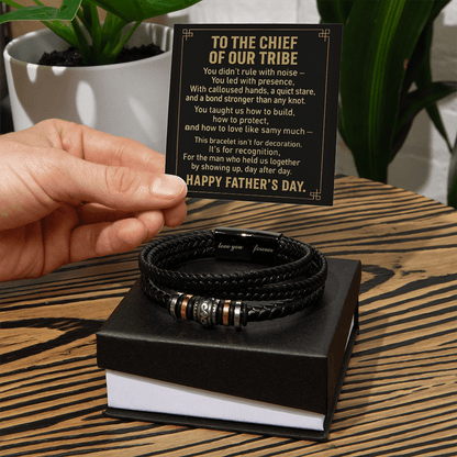 The Bond – Leather Bracelet for the Modern Caveman - The Cavemanstyle