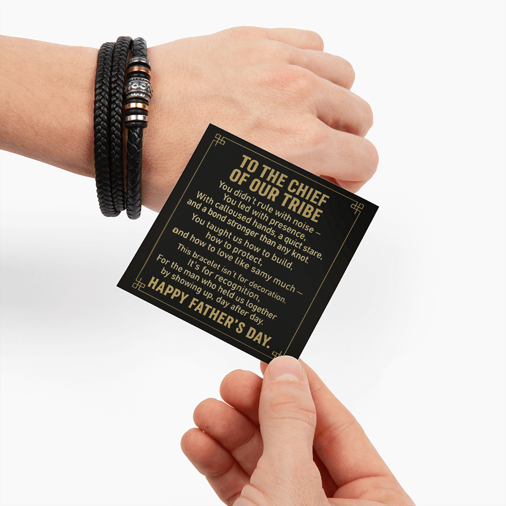 The Bond – Leather Bracelet for the Modern Caveman - The Cavemanstyle