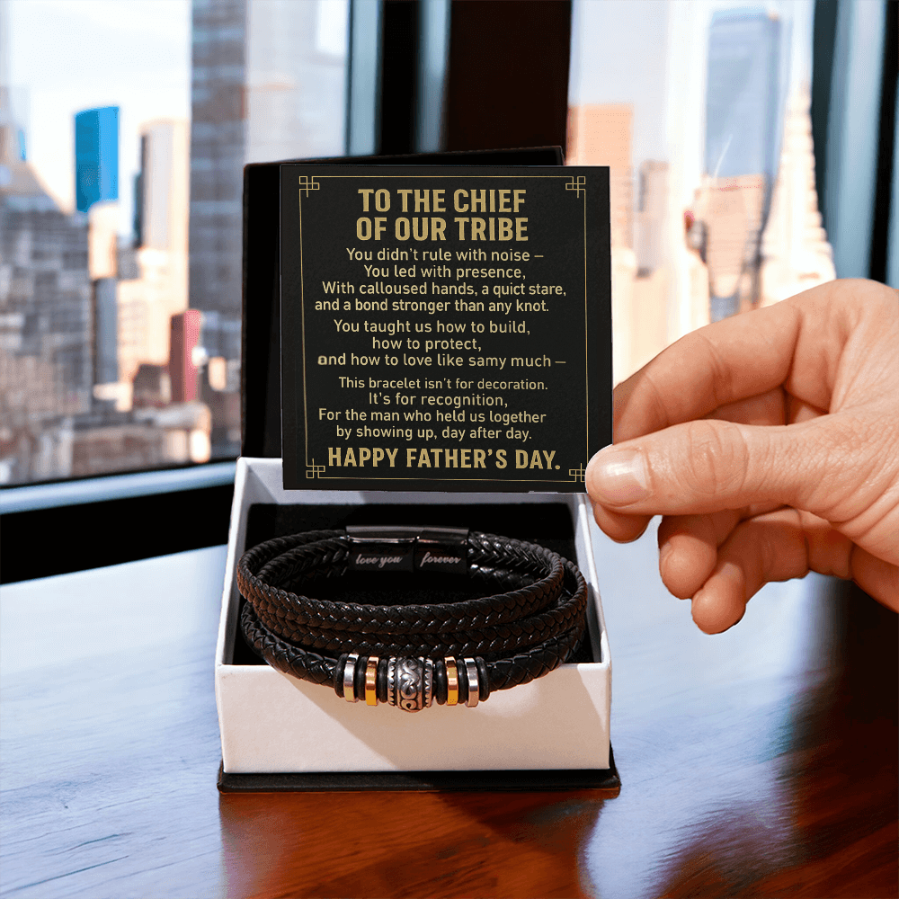 The Bond – Leather Bracelet for the Modern Caveman - The Cavemanstyle
