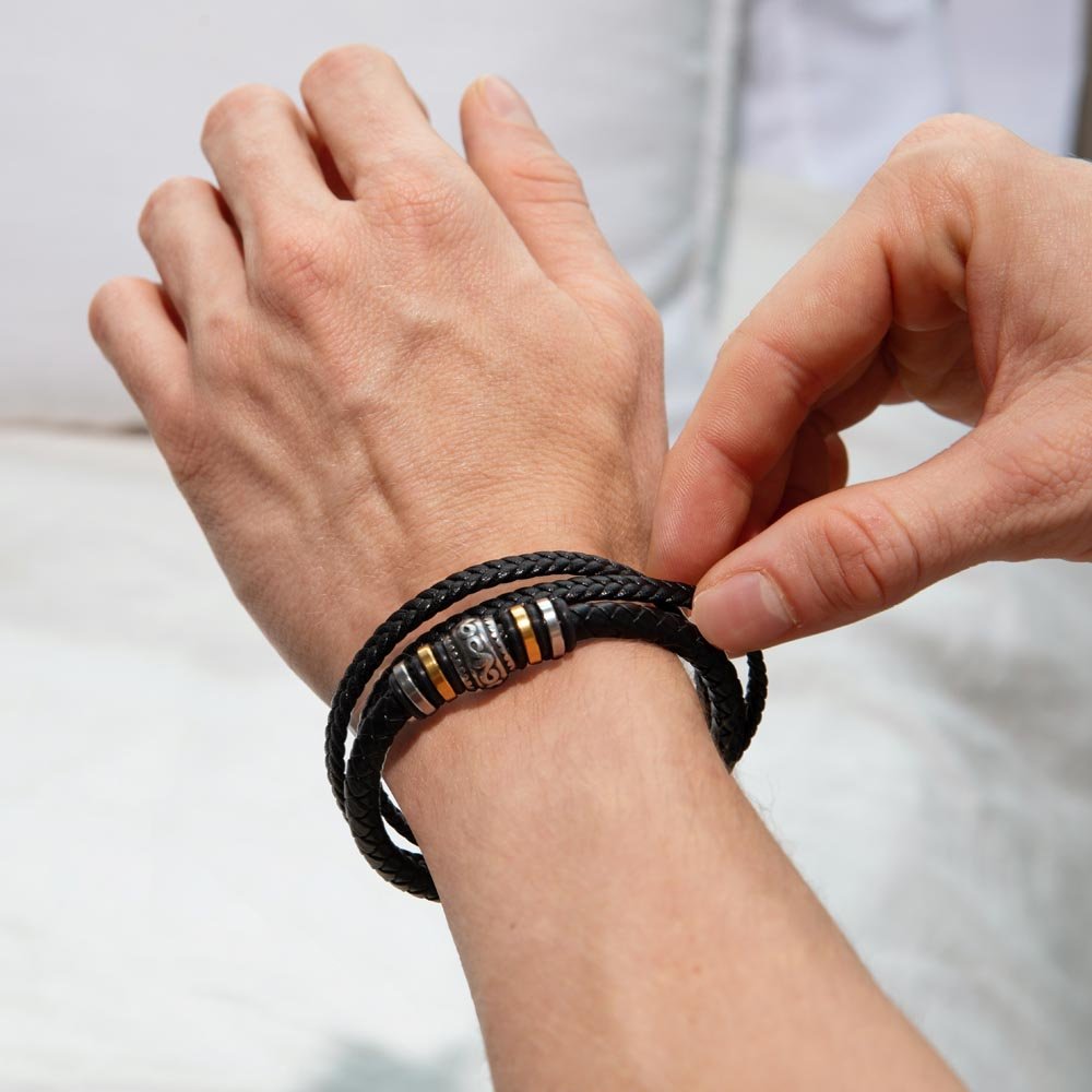 The Bond – Leather Bracelet for the Modern Caveman - The Cavemanstyle