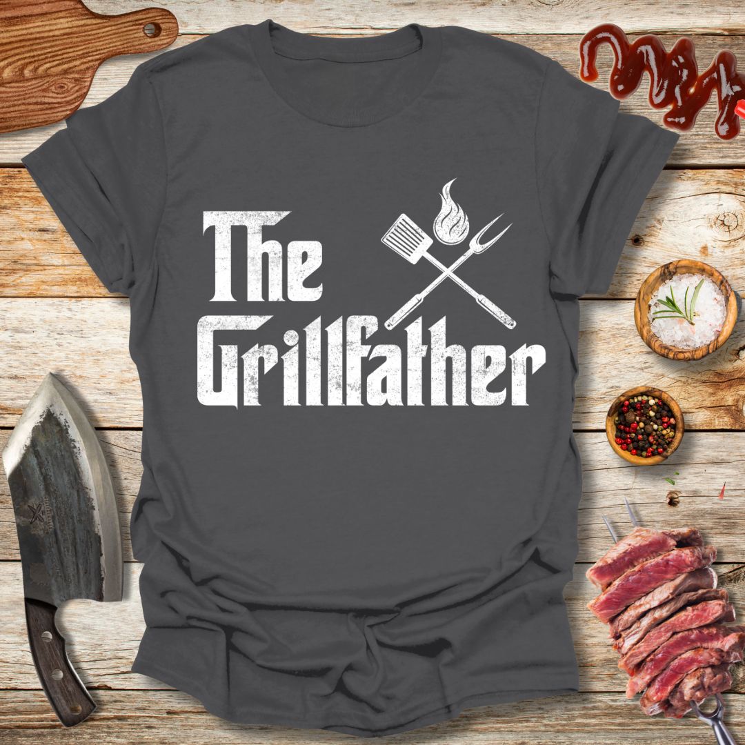 The Grillfather T-Shirt - The Cavemanstyle