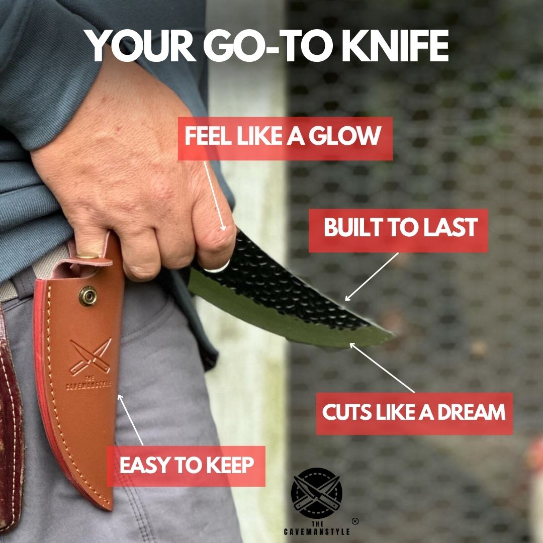 ULTIMO 1.0 KNIFE (1+3 FREE )Spring CLEARANCE - The Cavemanstyle